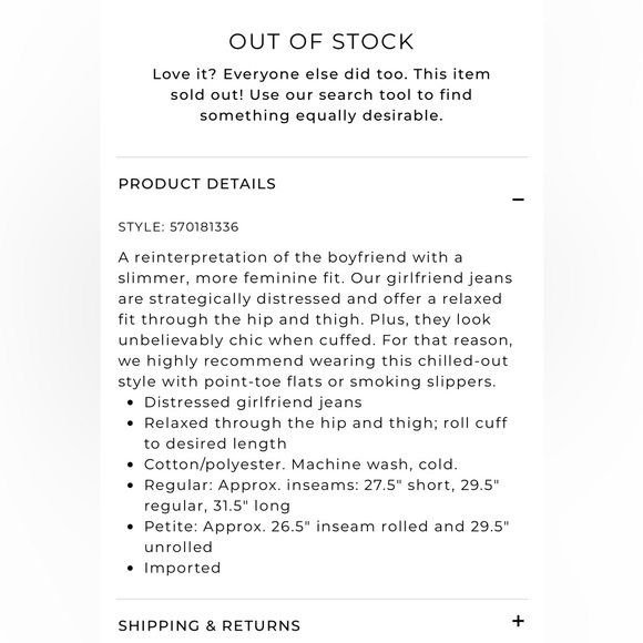 White House Black Market Distressed Embellished Girlfriend Jeans 0 - Picture 10 of 10